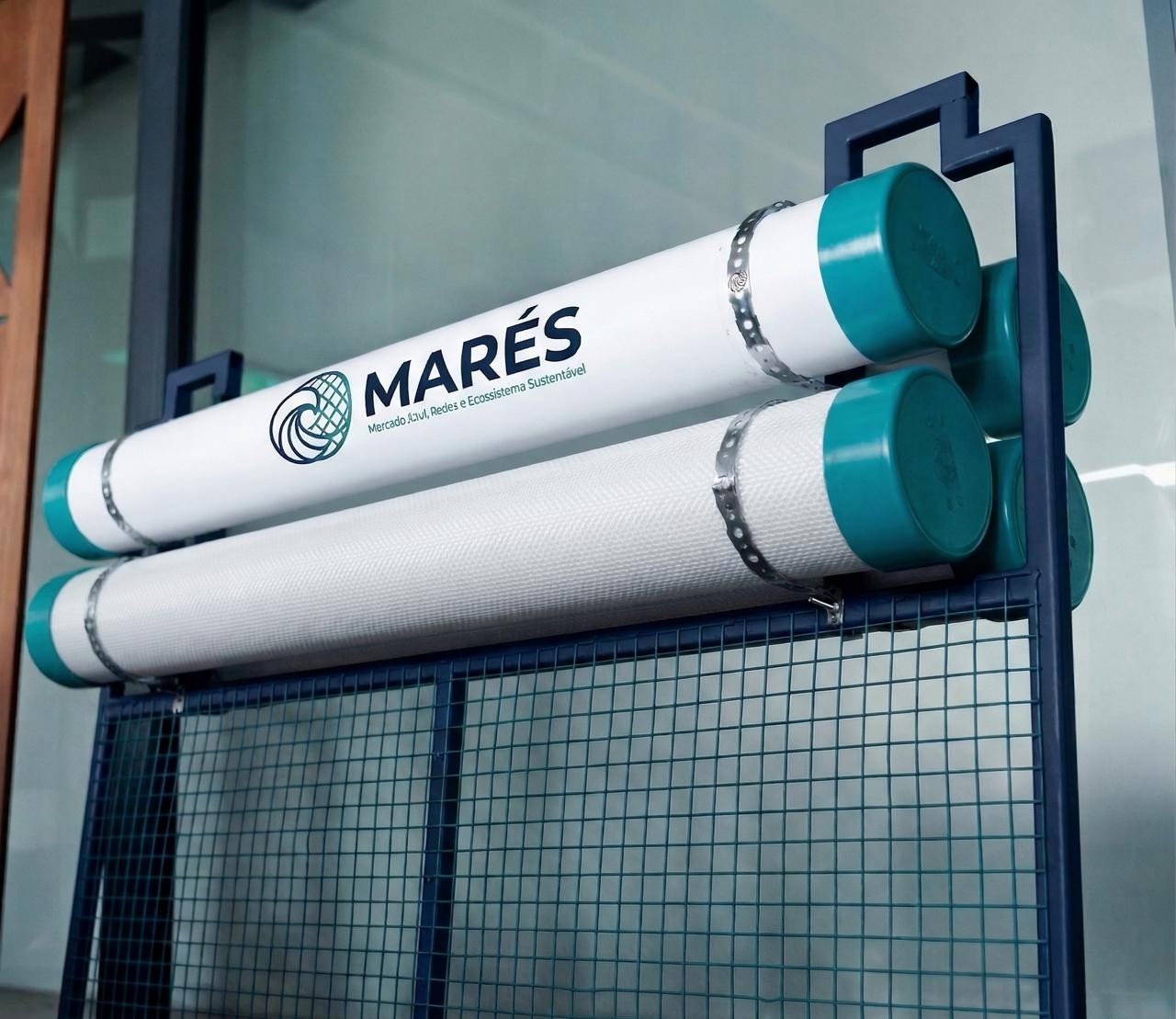 Ecobarreira MARÉS — módulo físico da solução